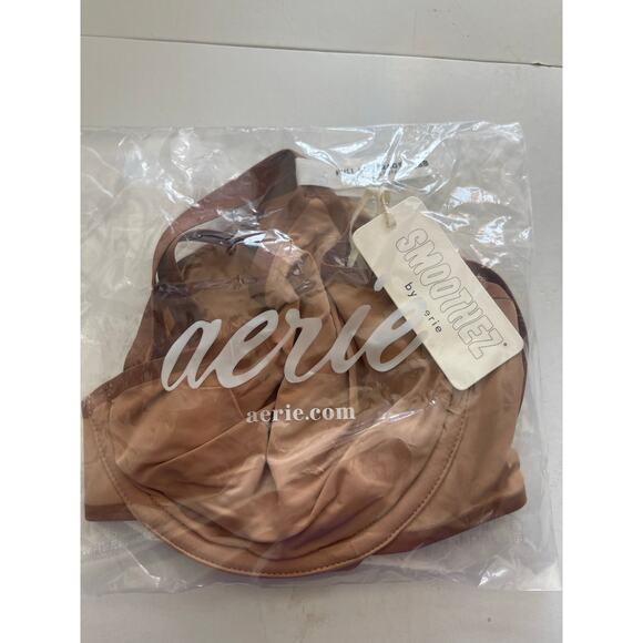 NWT Aerie Smoothez 36B bra dark cappuccino color - Picture 2 of 2